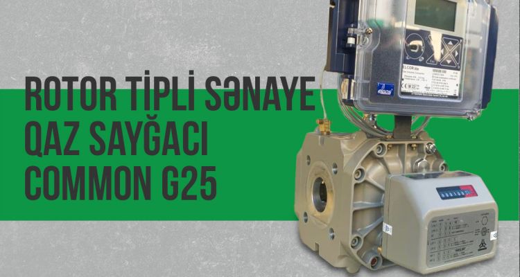 Rotor tipli Sənaye Qaz Sayğacı Common G25